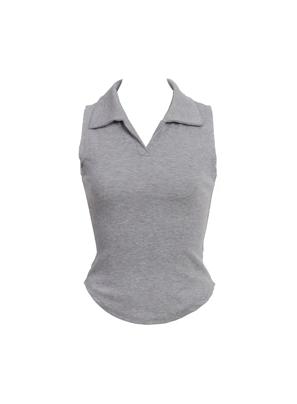 Collared Tank Top