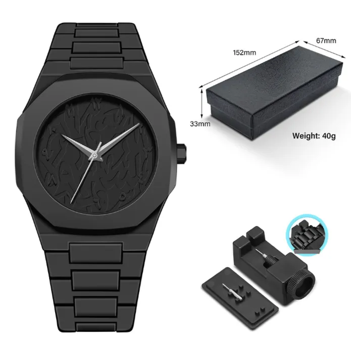 Men's Fashion Sports Waterproof Analog Quartz Wrist Watch for Students