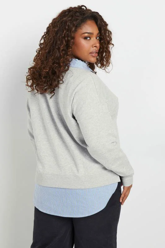 Grey 'Ohio' 2-In-1 Sweatshirt detail 2