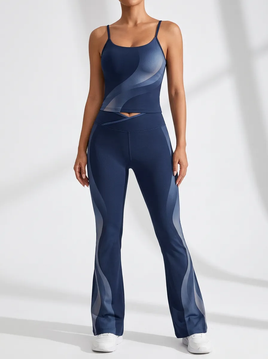 Wave Paneled Flared Flare Active Set