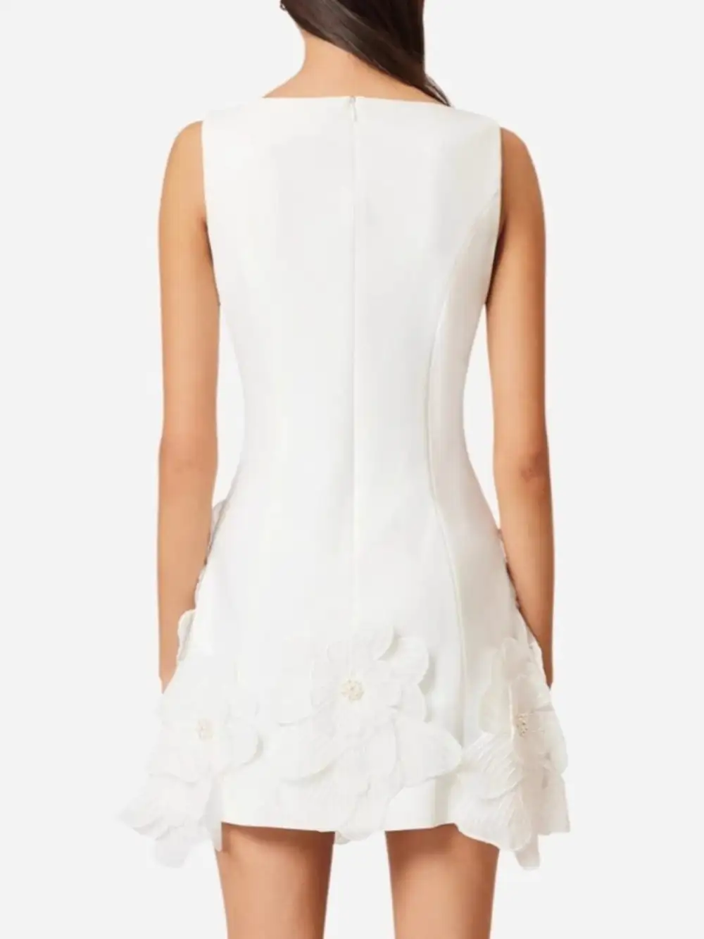 Floral Round Neck Sleeveless Dress Casual