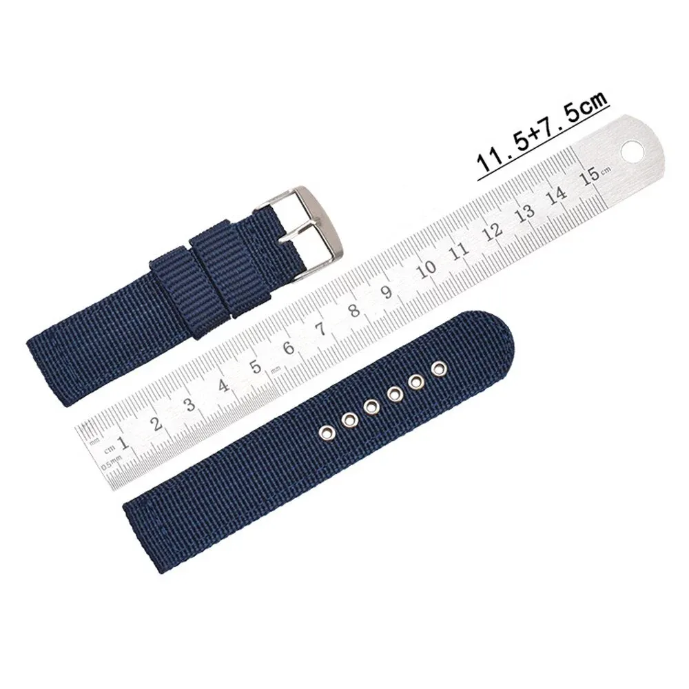 Nylon Watch Strap Replacement Band – Adjustable Fabric Wristband