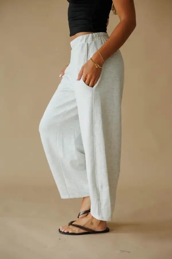 Scuba Wide-Leg Sweatpants