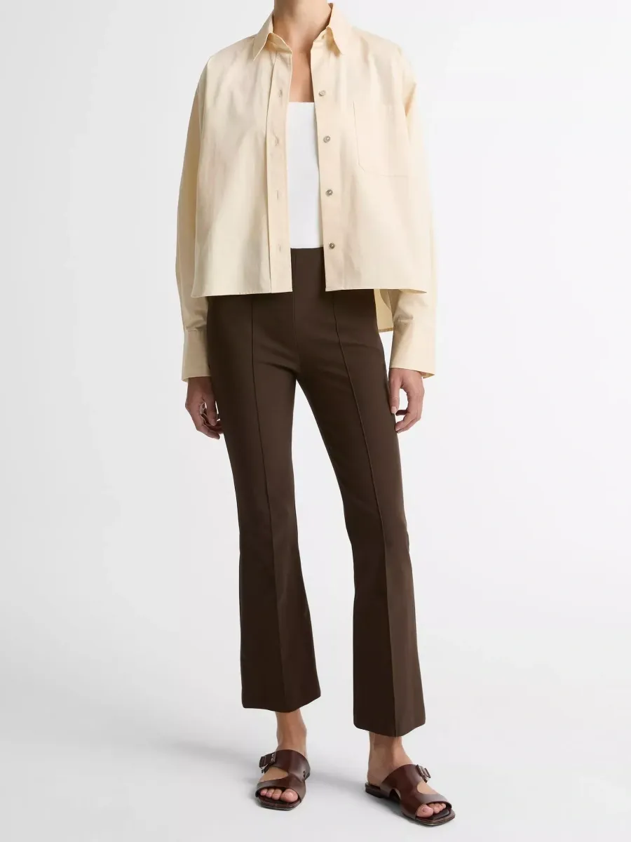 Cropped Flare Pants
