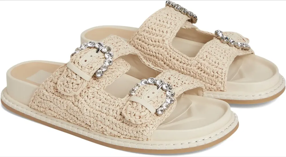 Slip On Block Heel Sandals