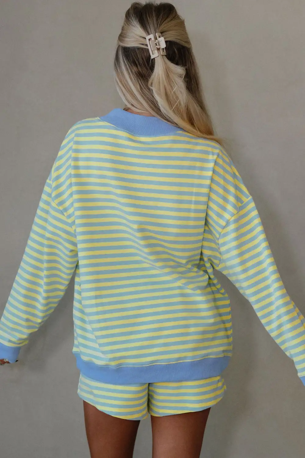 Long Relaxed Shorts Lounge Set