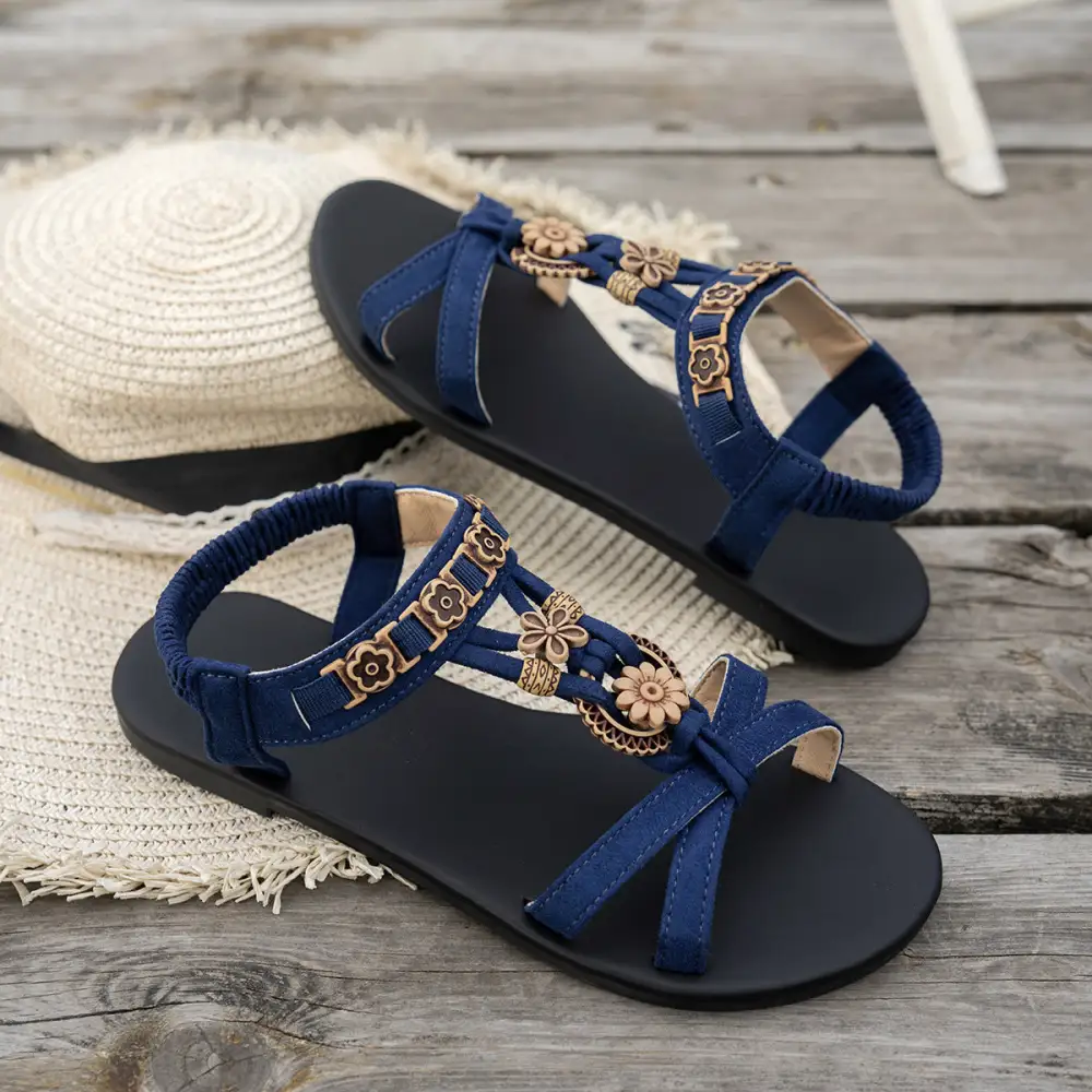 Cushion Base Flat Sandals