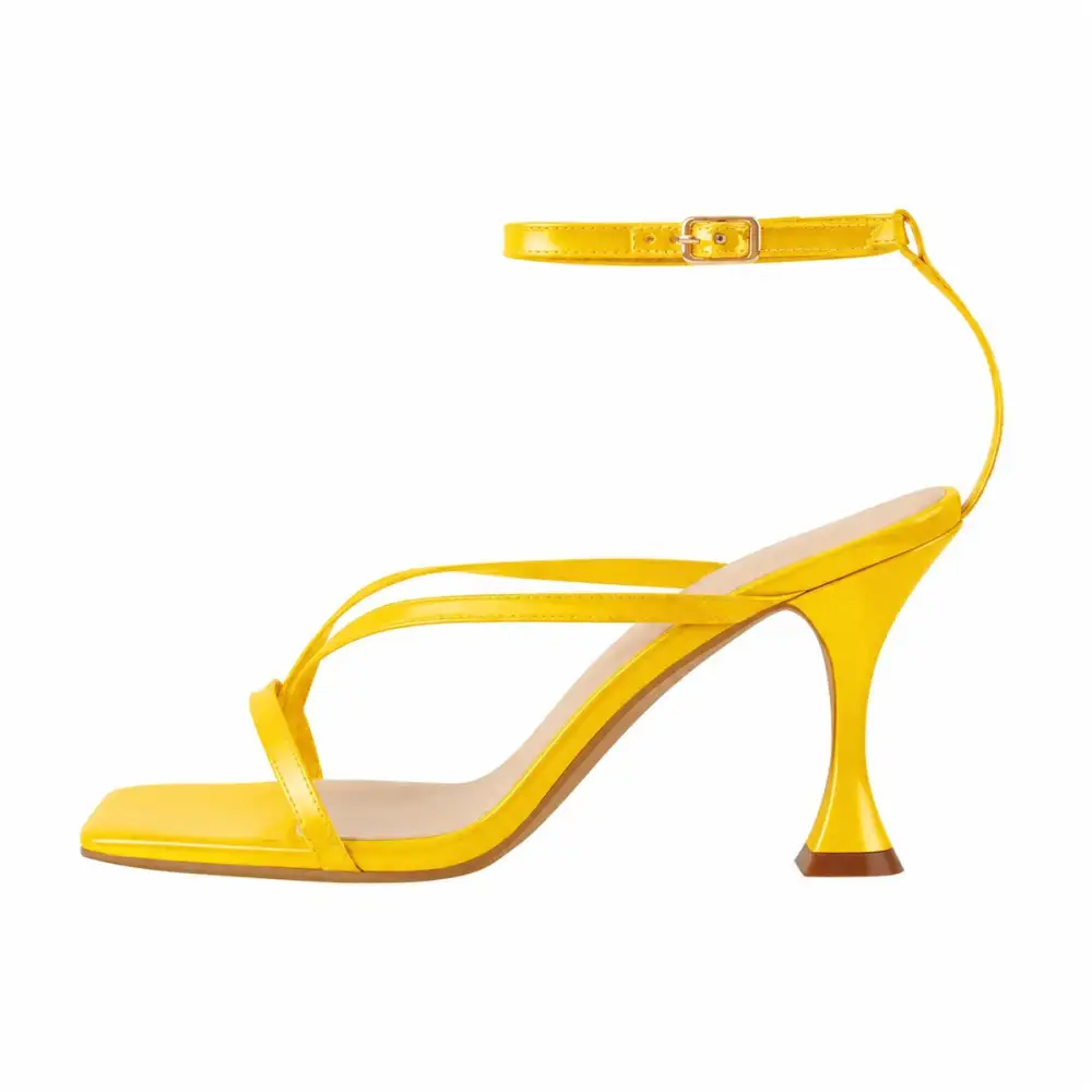 Band High Tapered Heel Sandals