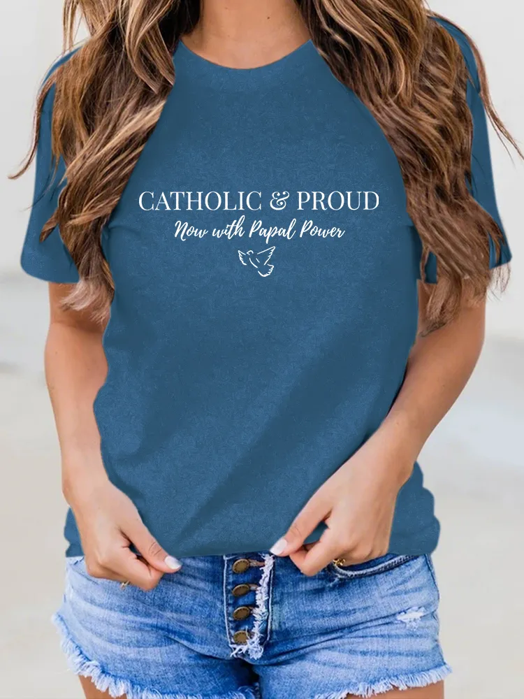 Religious-Themed Short-Sleeved T-Shirts
