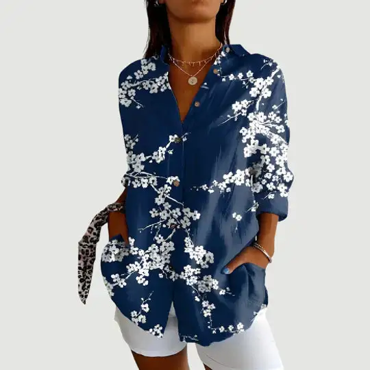  Statement Print Button Down Shirt