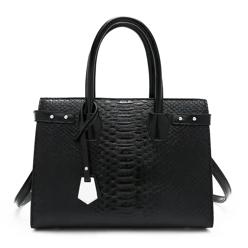 Luxurious Craft: Genuine Leather Flap-Cover Handbag