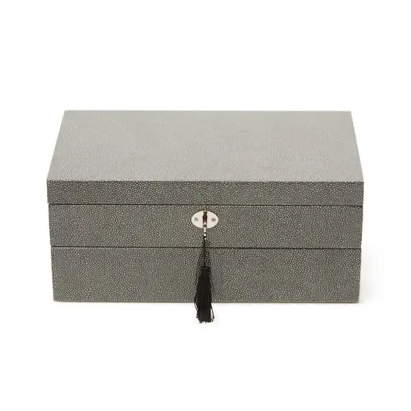 Hinged Stackable Jewelry Box Set
