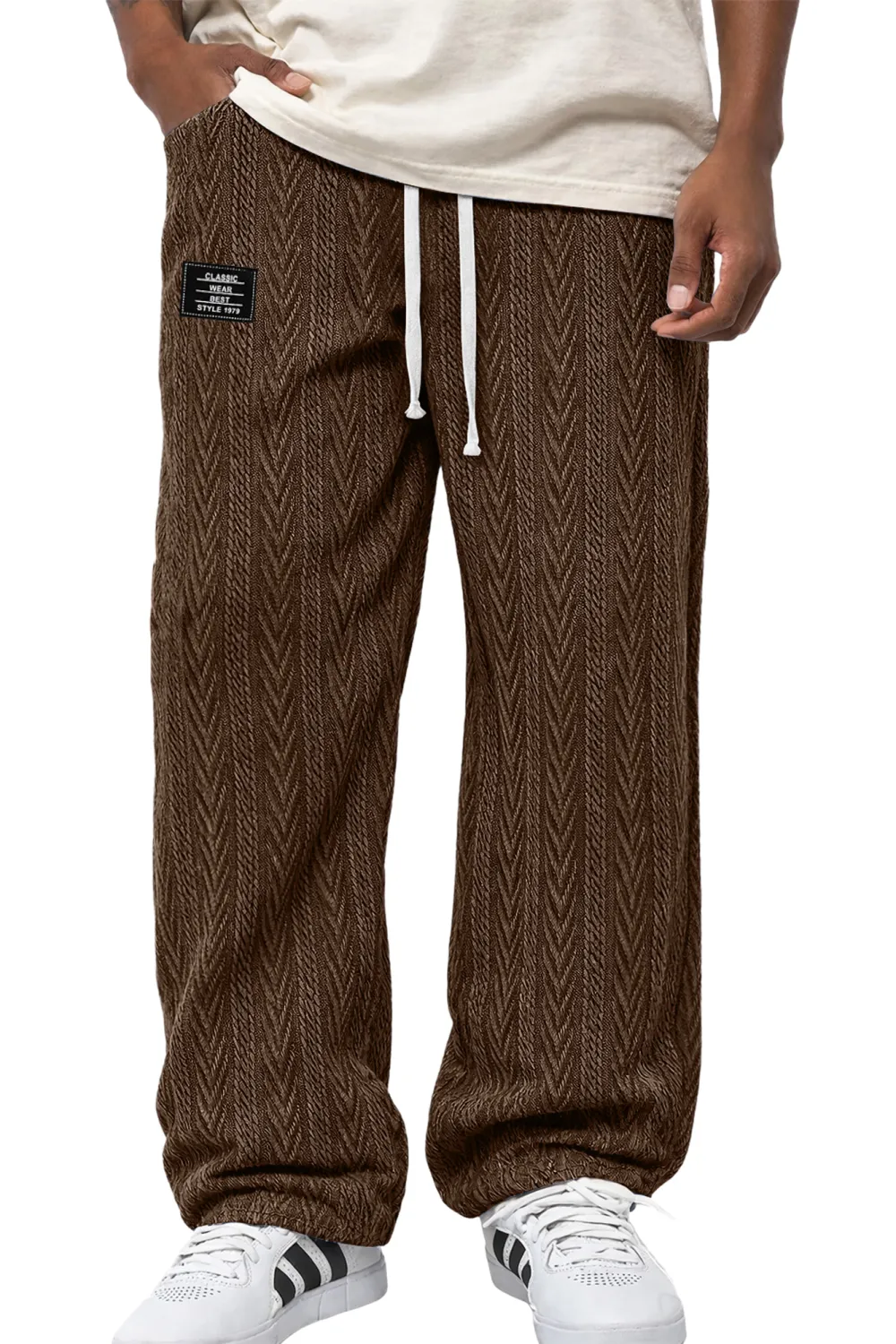 Jacquard Pull On Trousers
