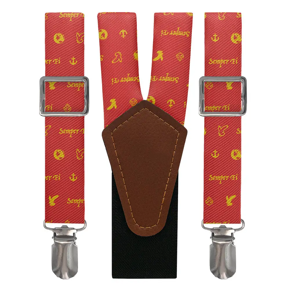 Semper Fi Theme Suspenders