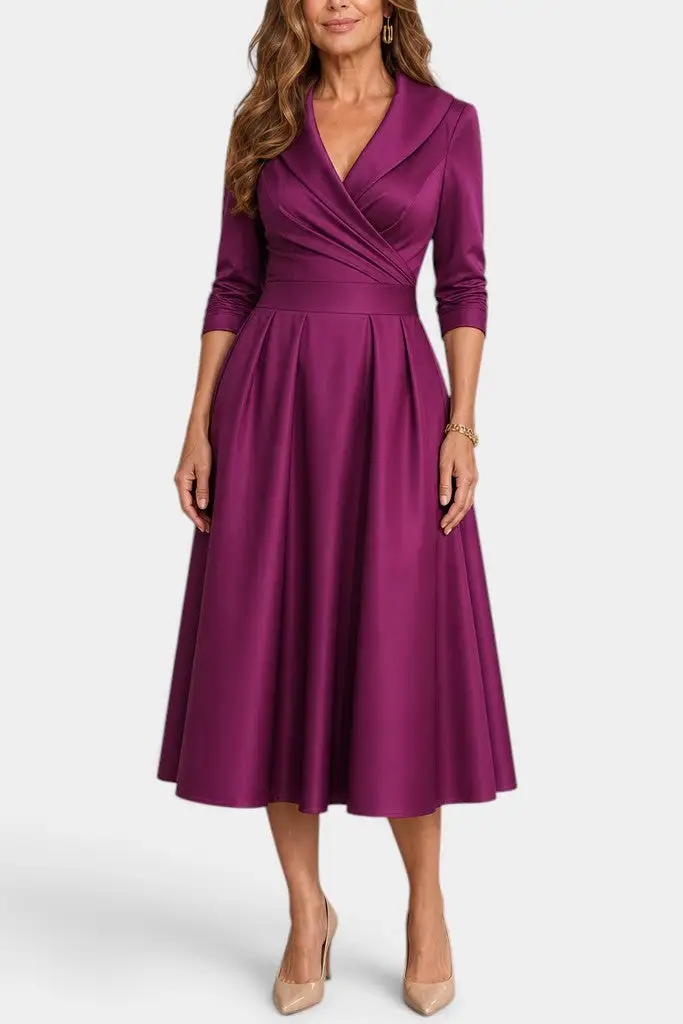 A-Line Midi Dress