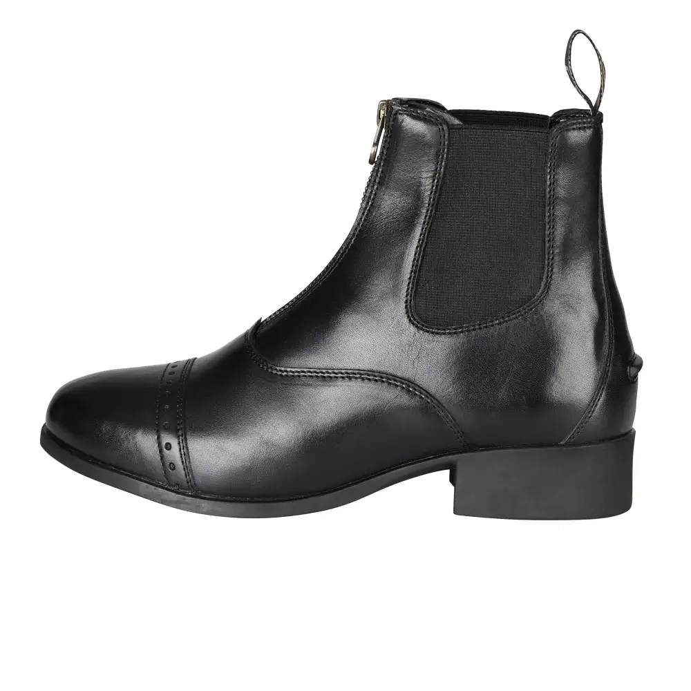 Zip Leather Paddock Boots
