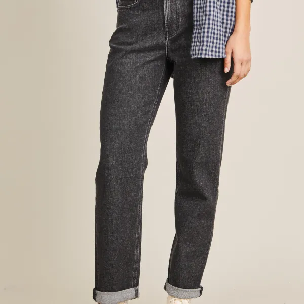 Women's Refined Boyfriend Girlfriend High Waist Jeans