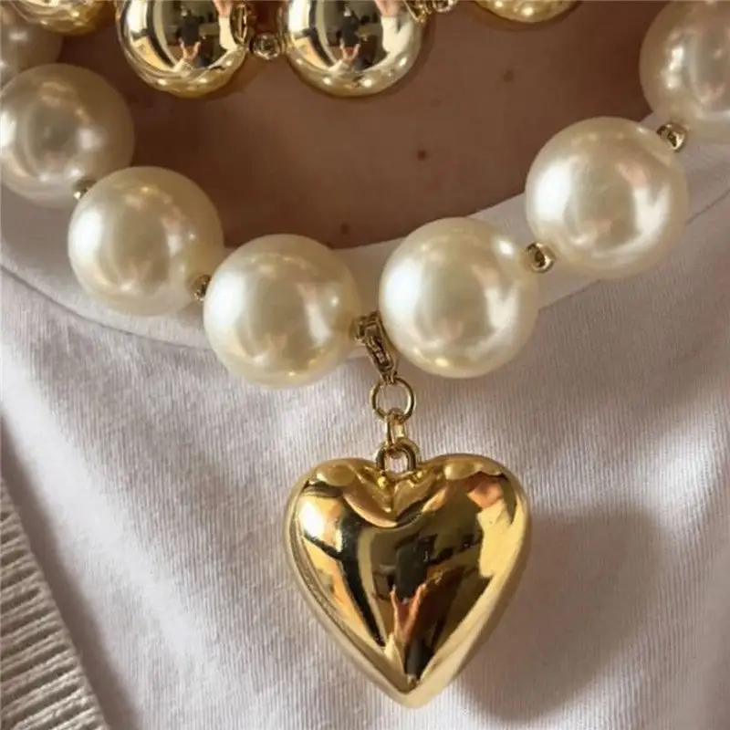 Layered Bead Pendant Necklace