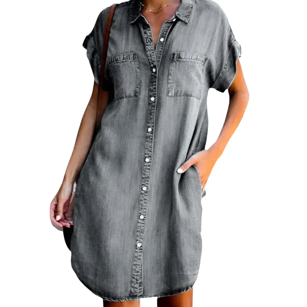  Button Up Shirt Dress