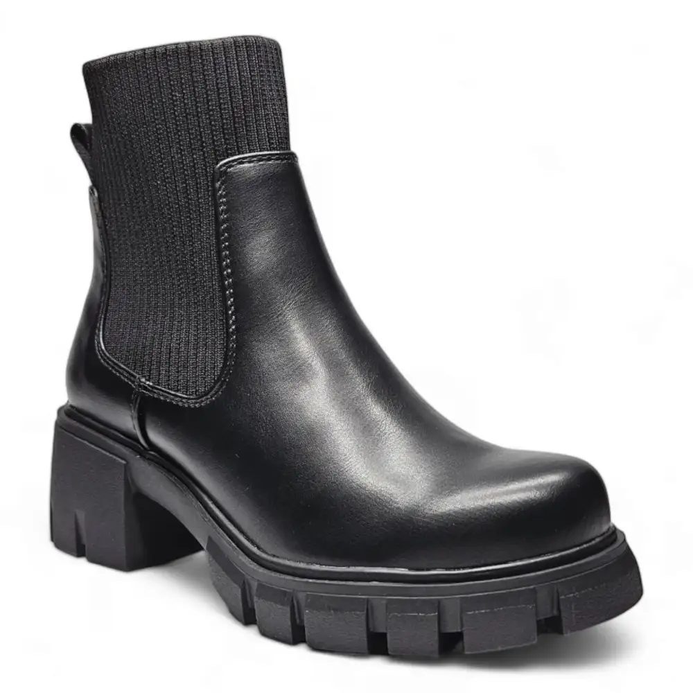 Zordy Elastic Shaft Lug Bootie