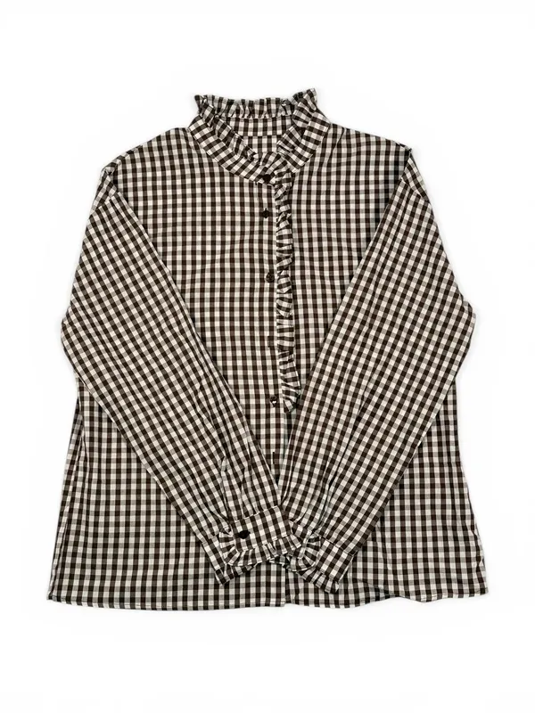 Plaid Button Front Shirt