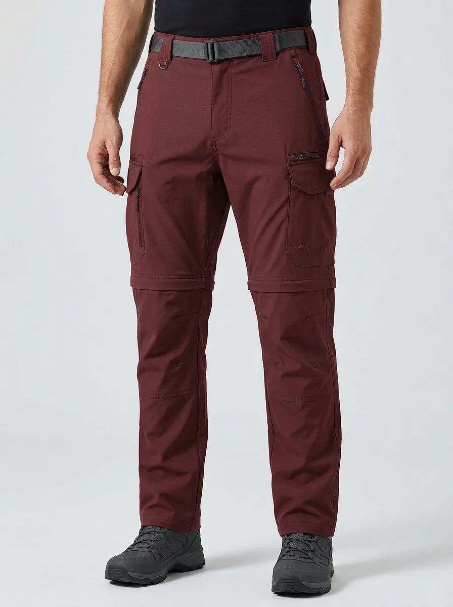 Men's Trail Utility Waterproof Zip-Off Tactical Cargo Pants