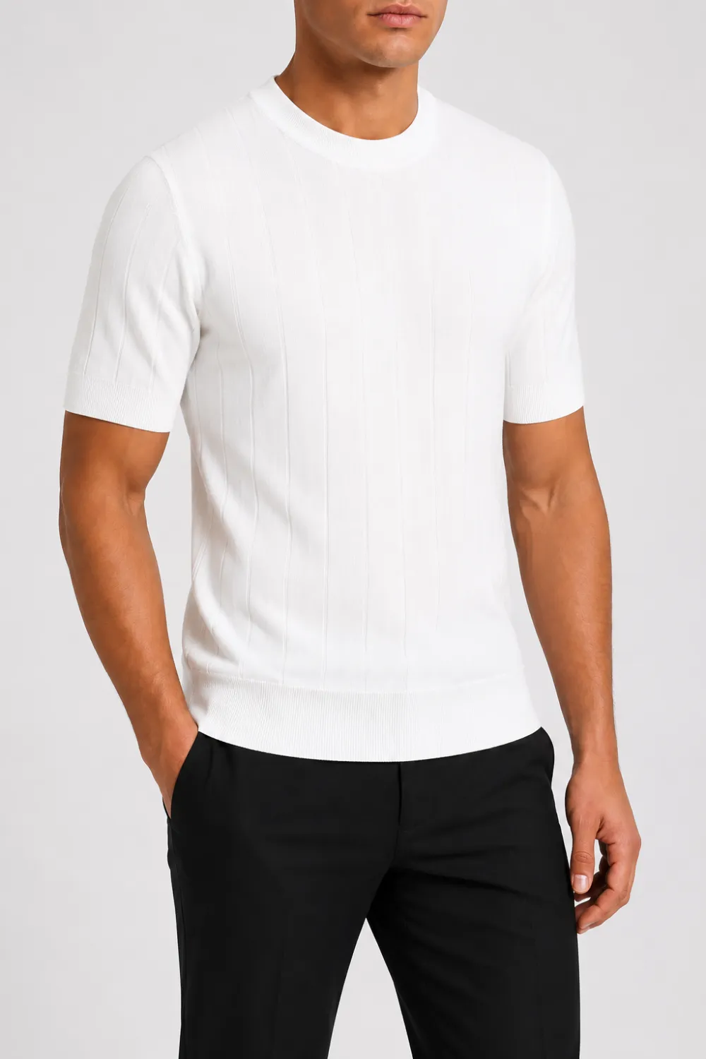 Classic Round Neck Crew Neck T-Shirt