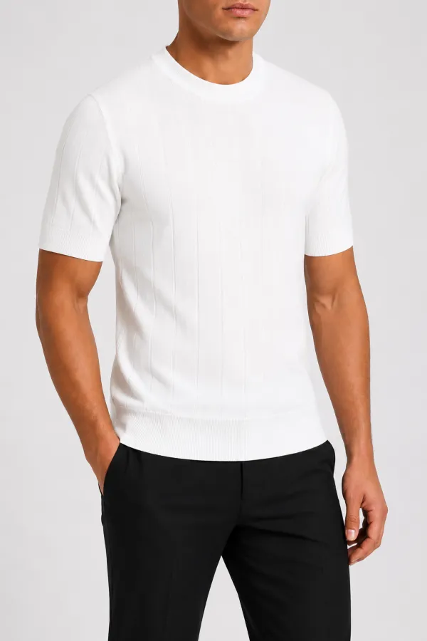 Classic Round Neck Crew Neck T-Shirt