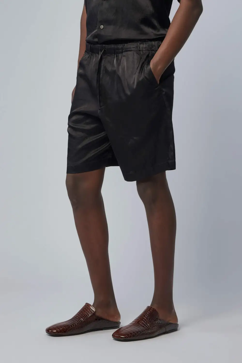 Cotton Viscose Shorts