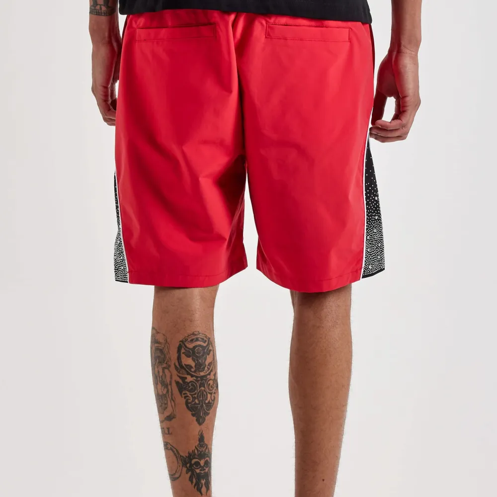 Rhinestone Nylon Shorts