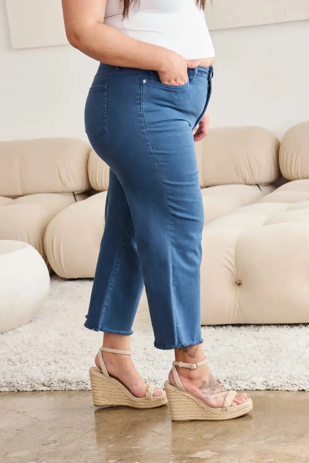 High-Waist Tummy-Control Denim Jeans