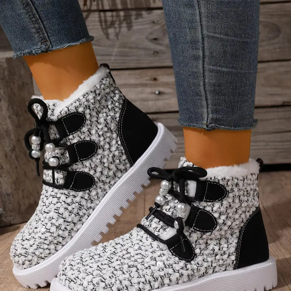 Refined Lace-Up Ankle Boots