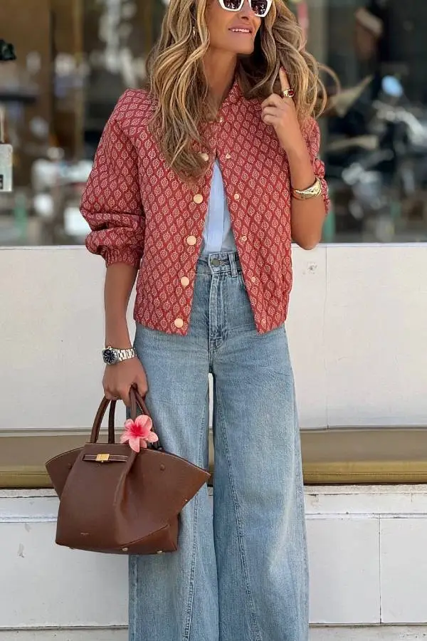 Print Soft Jacket