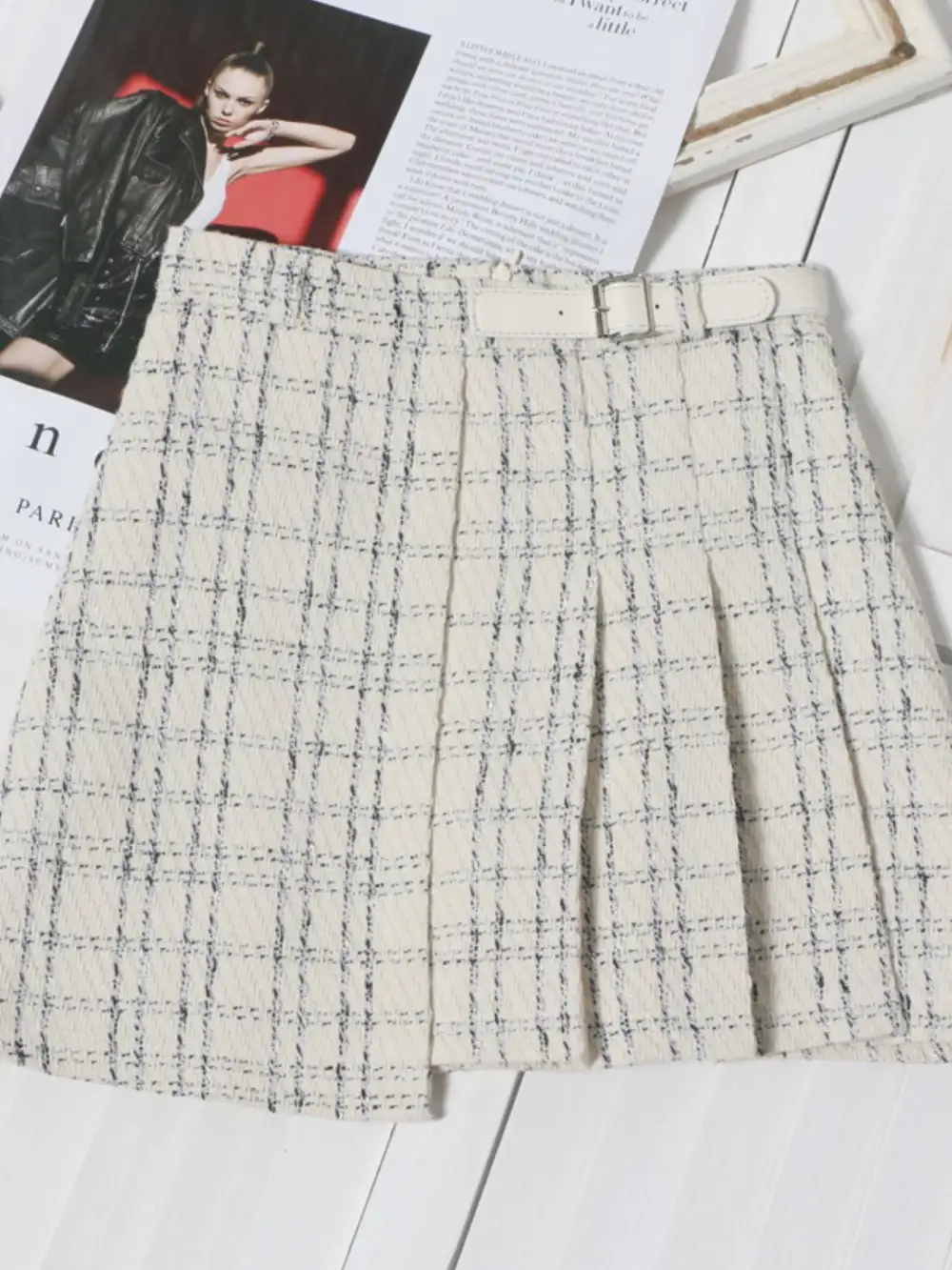 Comfy Pleated Ruched Skirt
