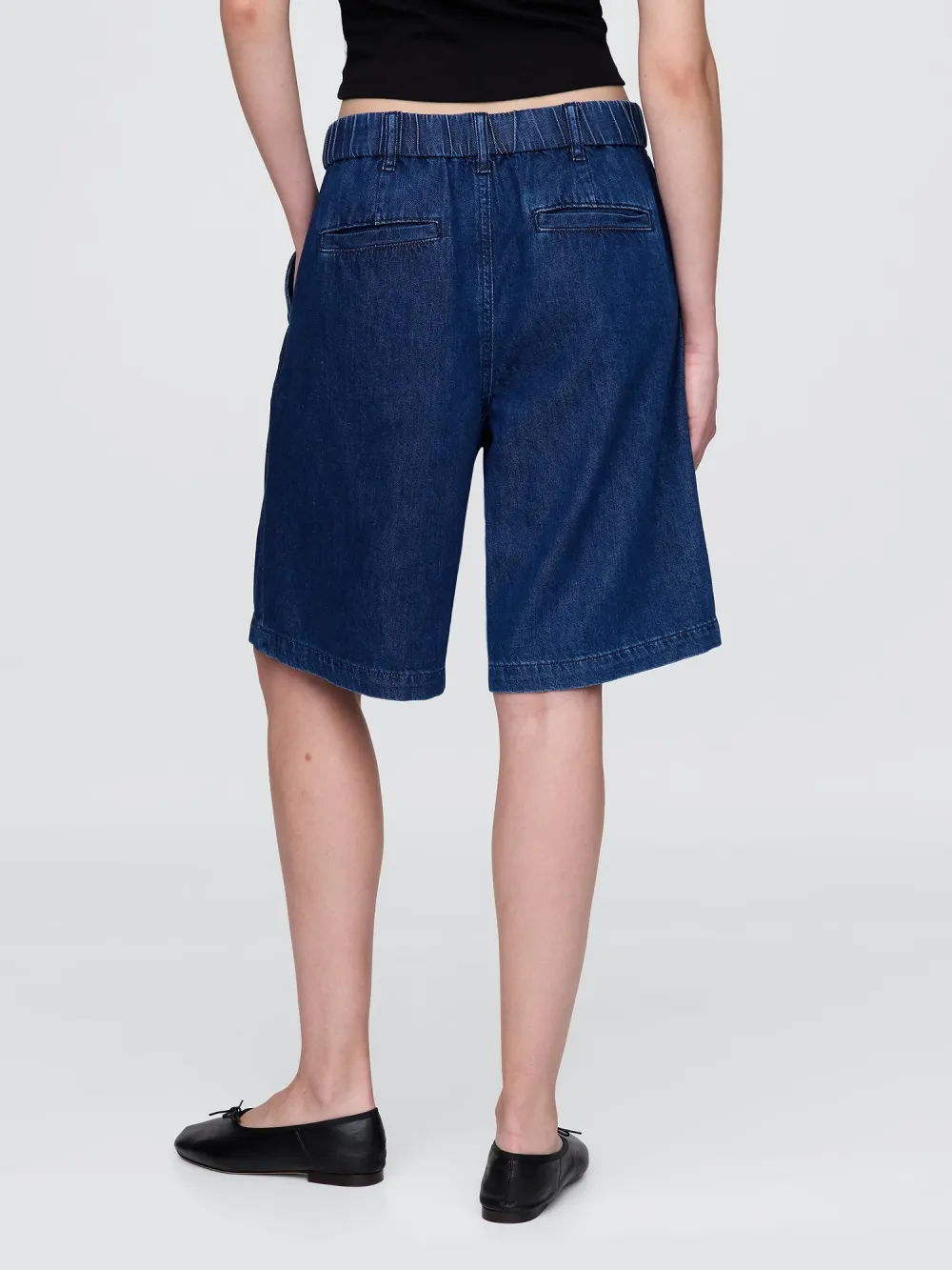Soft Denim Shorts