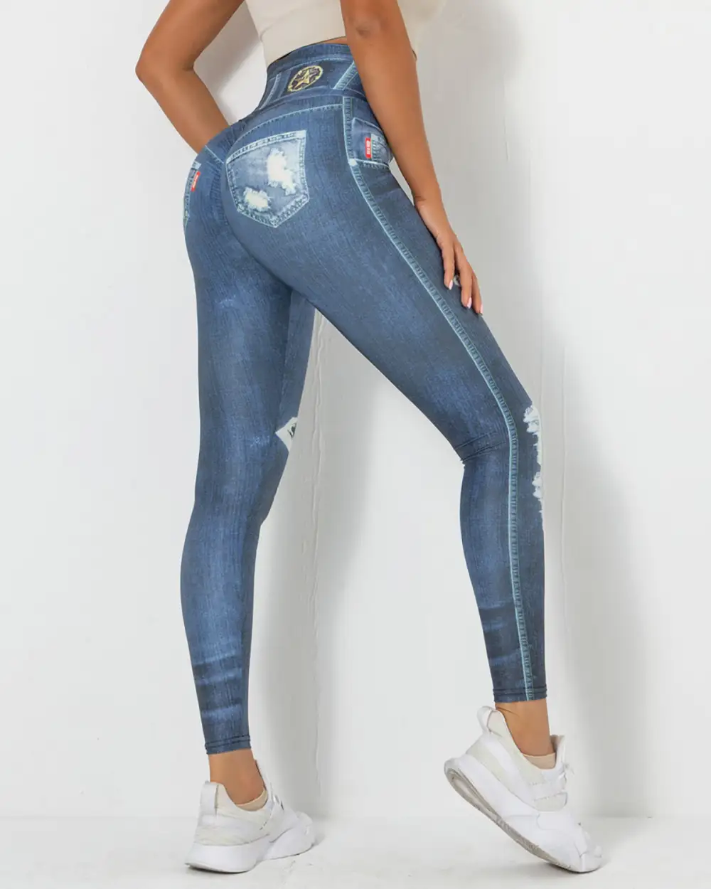 Active Scrunch Denim Leggings