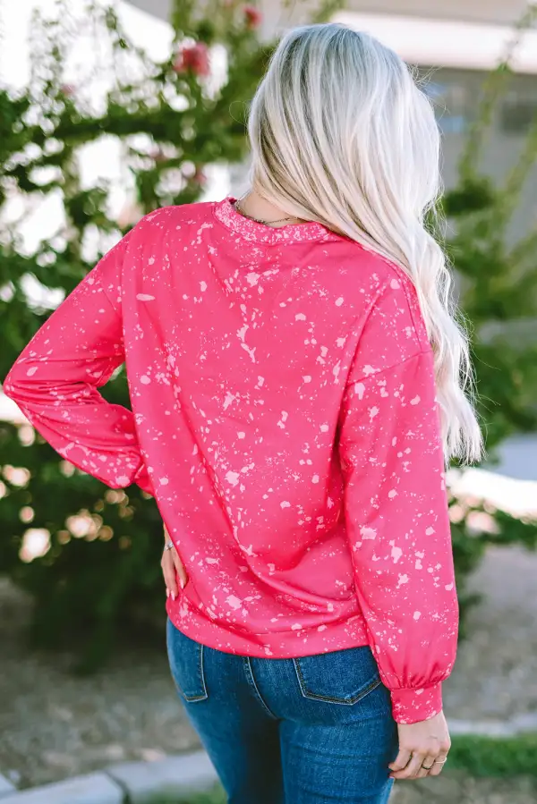 Tie Dye Long Sleeve Sweatshirt