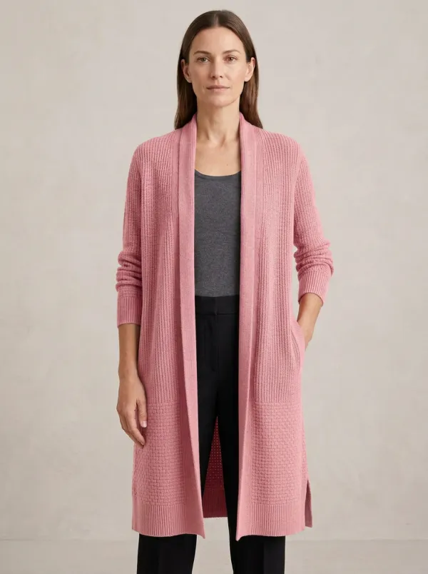 Women's Ribbed Knit Cardigan