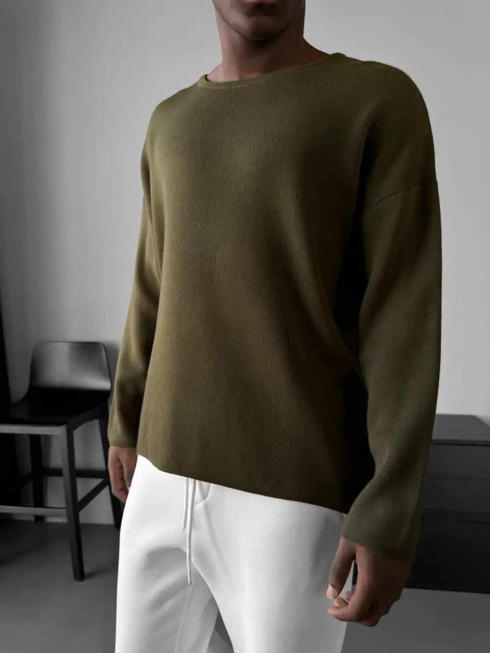 Ribbed Knit Sweater