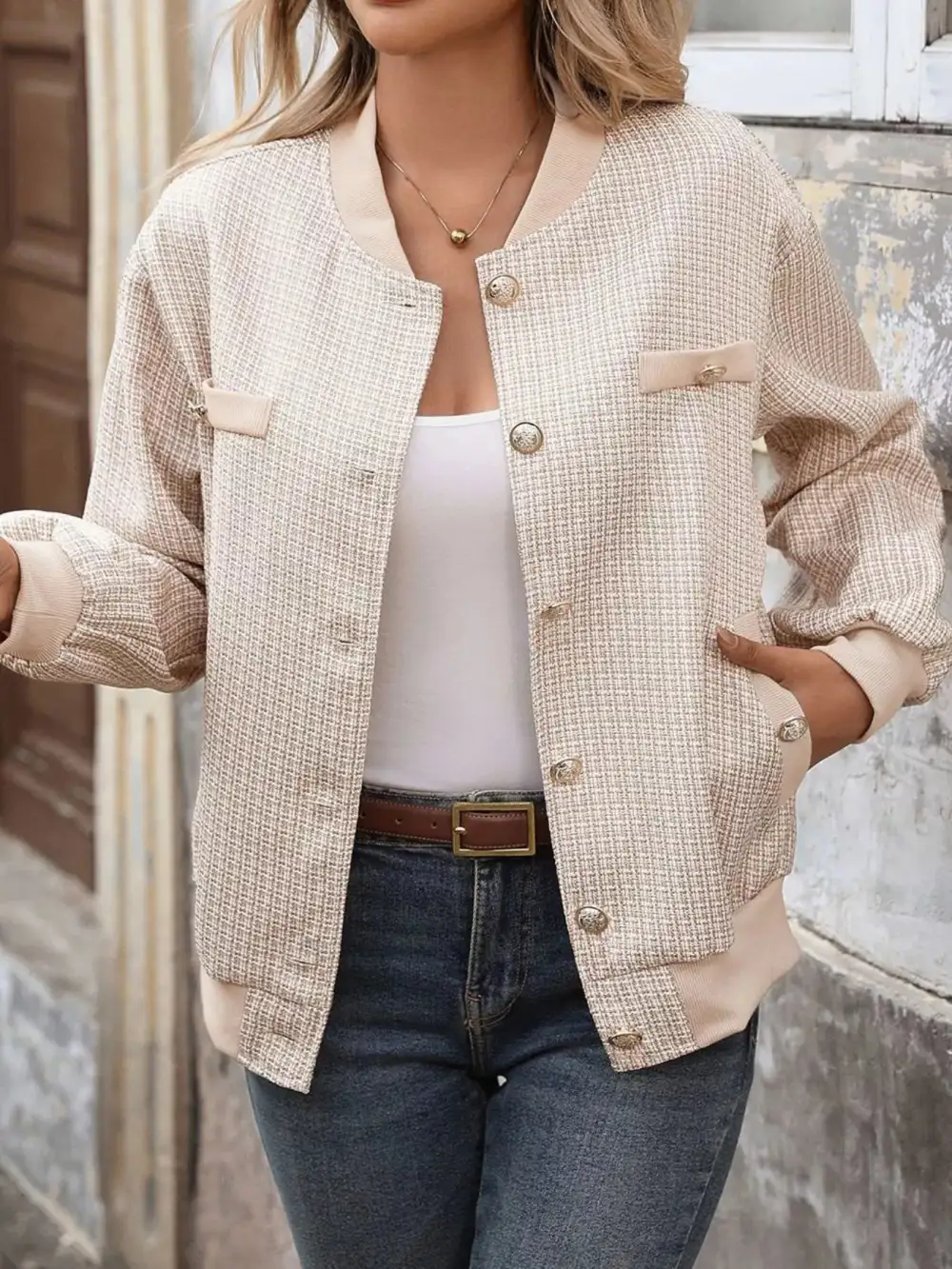 Relaxed Refined Pocketed Jacket