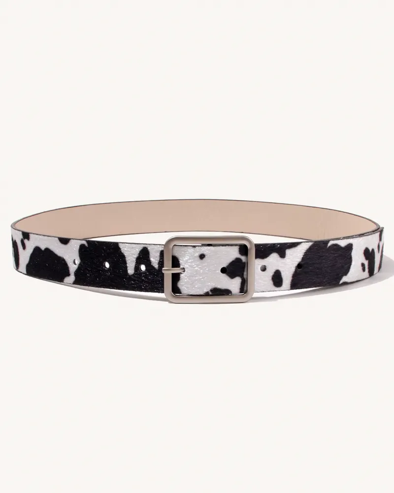 Cow Print Women's Belt
