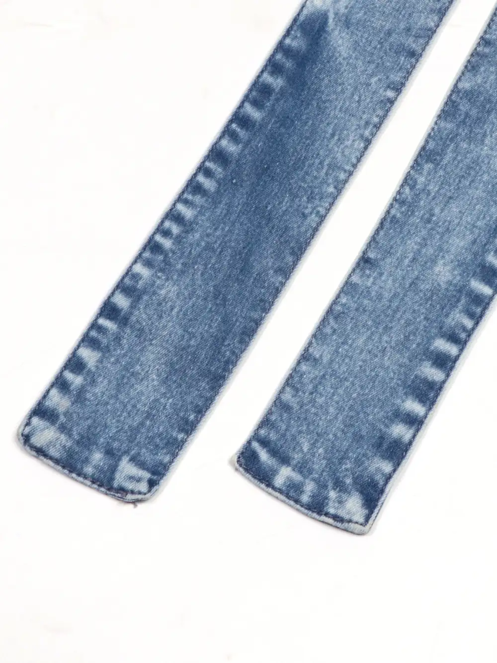 Polished Detail Denim Button Front Dress