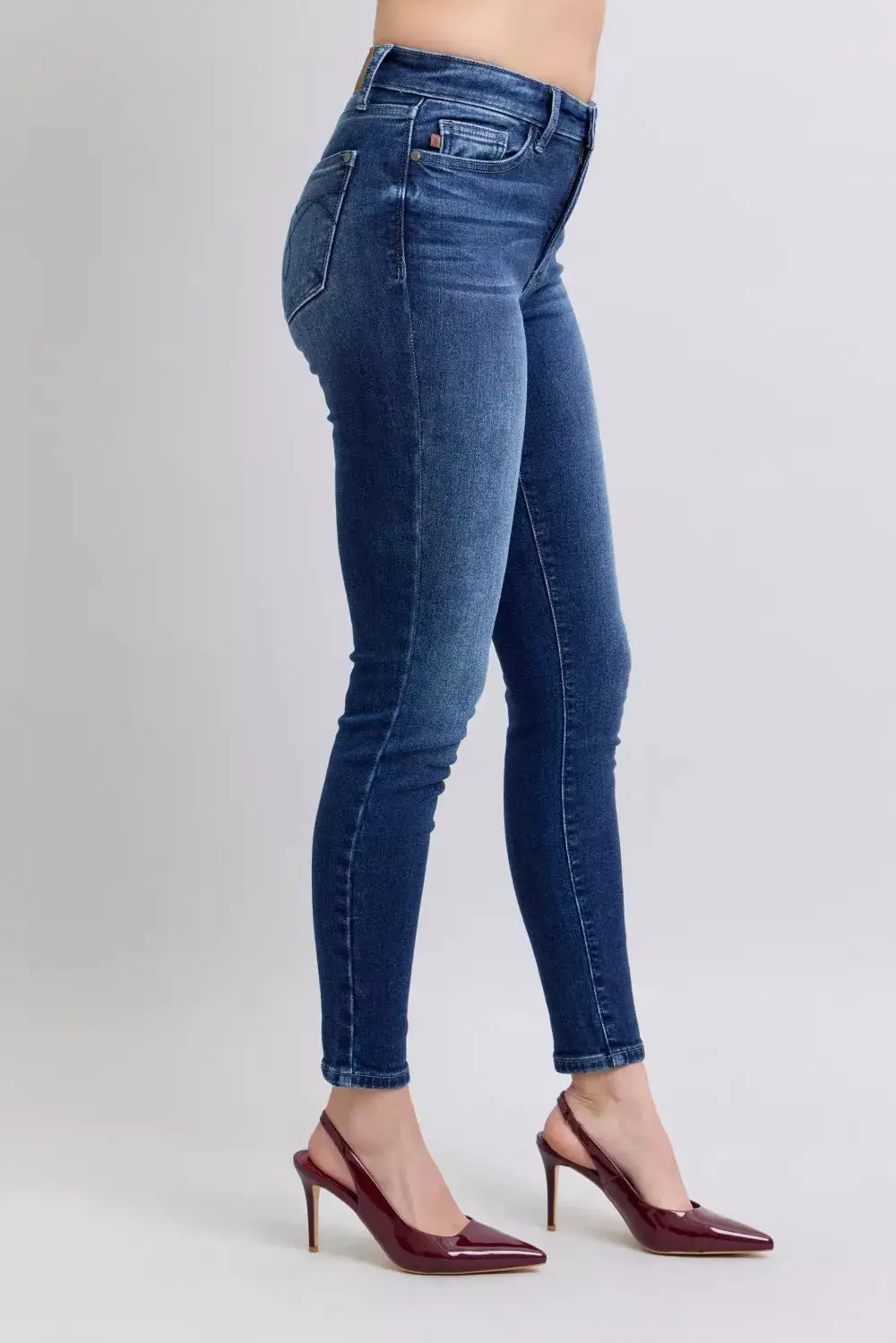 Denim Skinny Fit Pocketed Casual Jeans