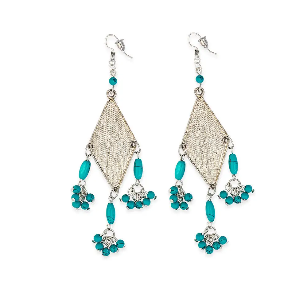 Ornate Graphic Artful Statement Earrings