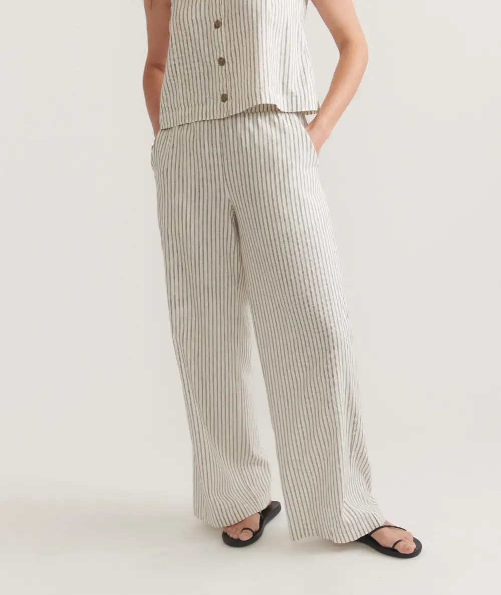 Natural Stripe Trouser