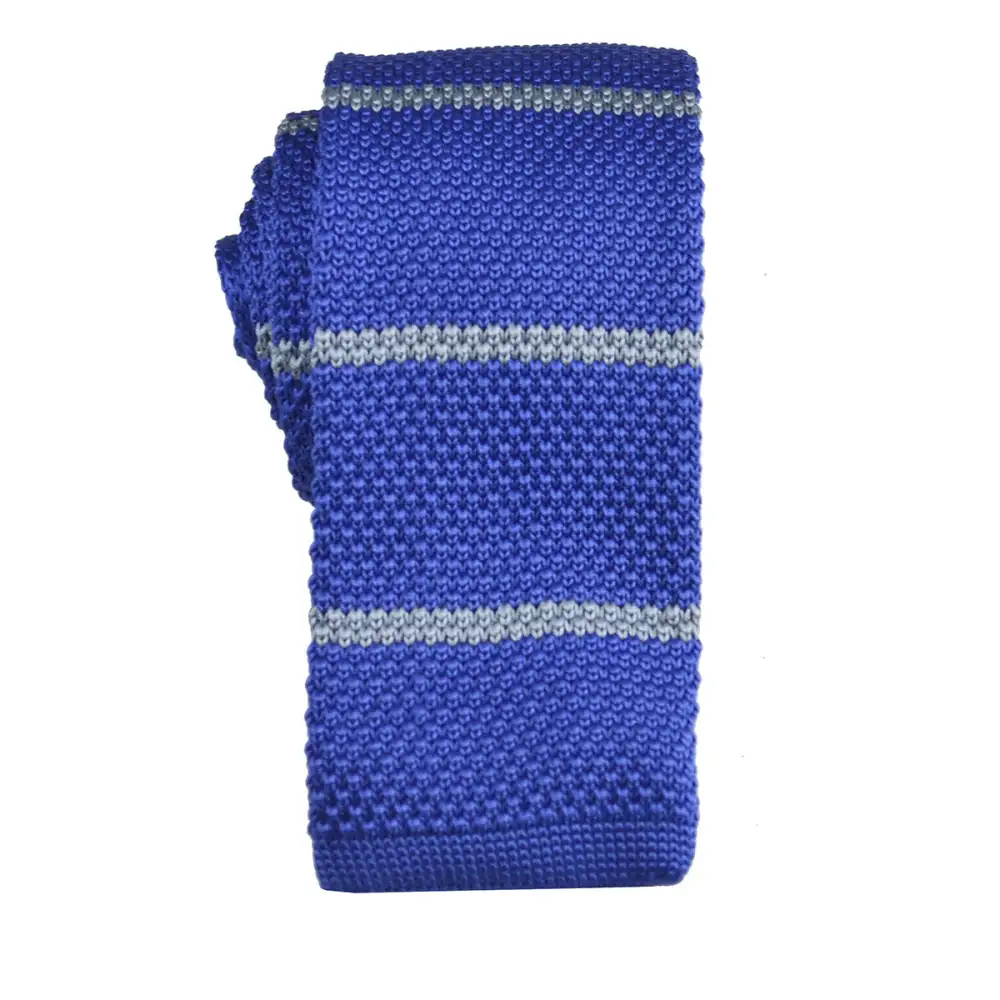 Sharp Striped Men's Knit Tie