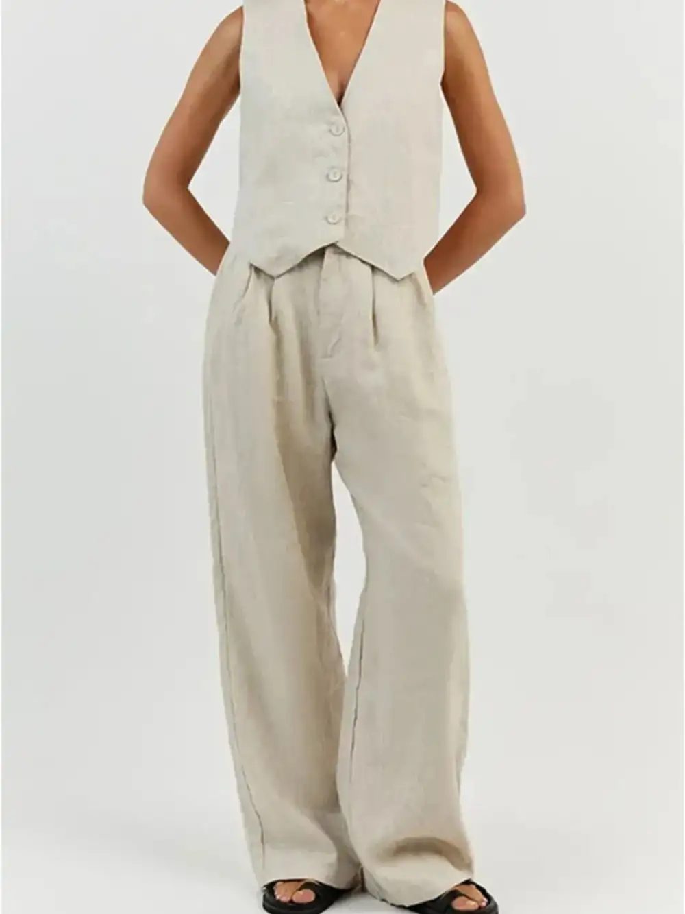 Easygoing Wide Leg Full Jumpsuit