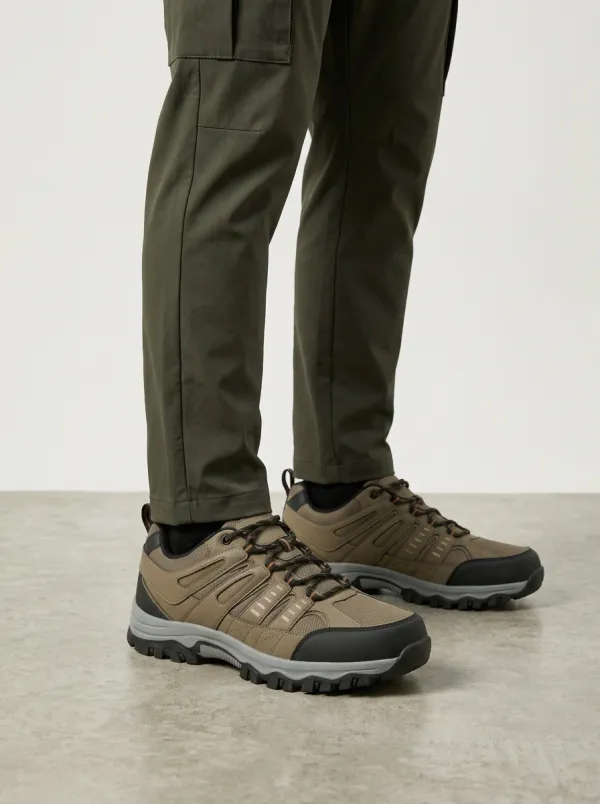 Men's Everyday Outdoor Hiking Mesh Print Shoes