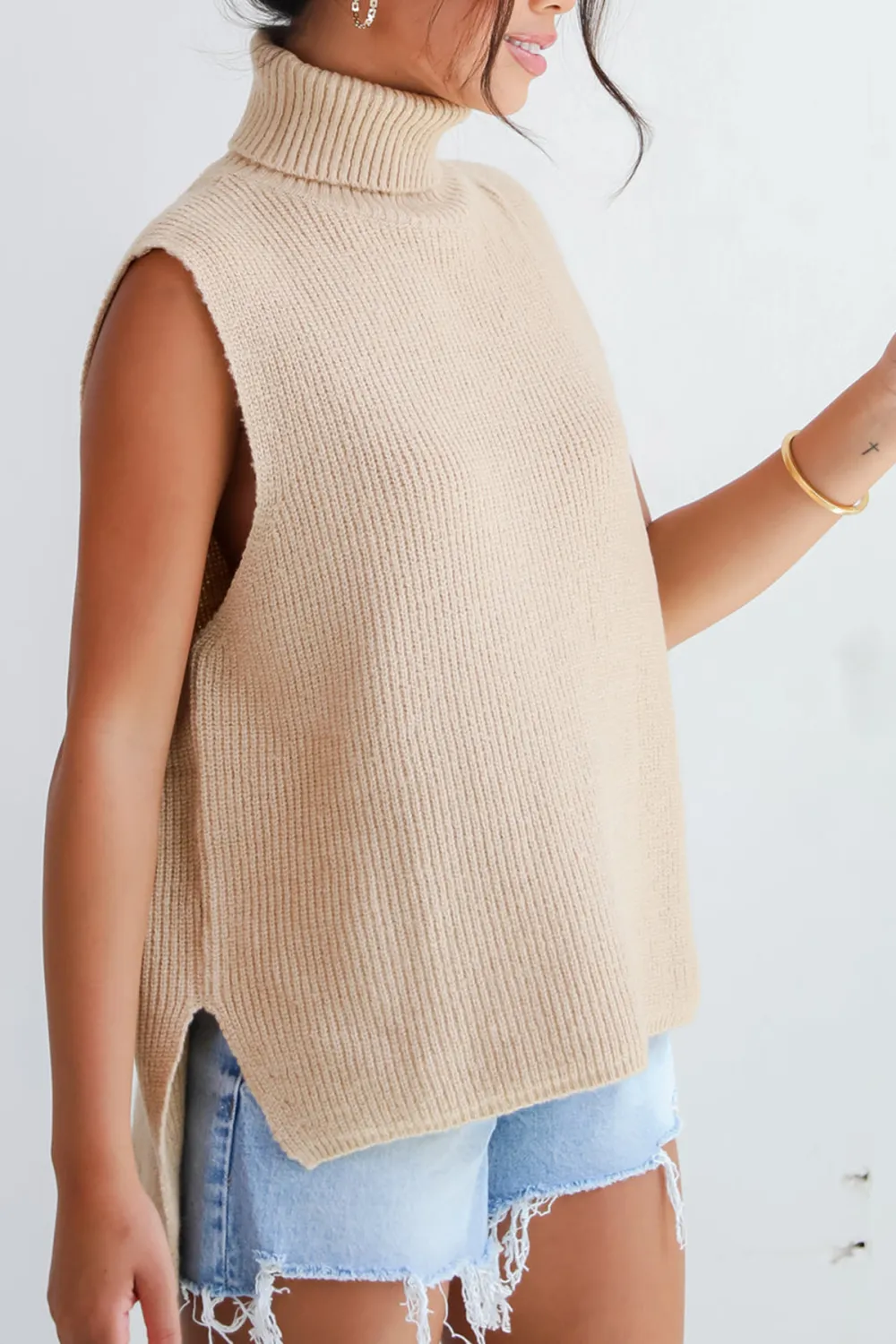 Sophisticated Ways Turtleneck Top