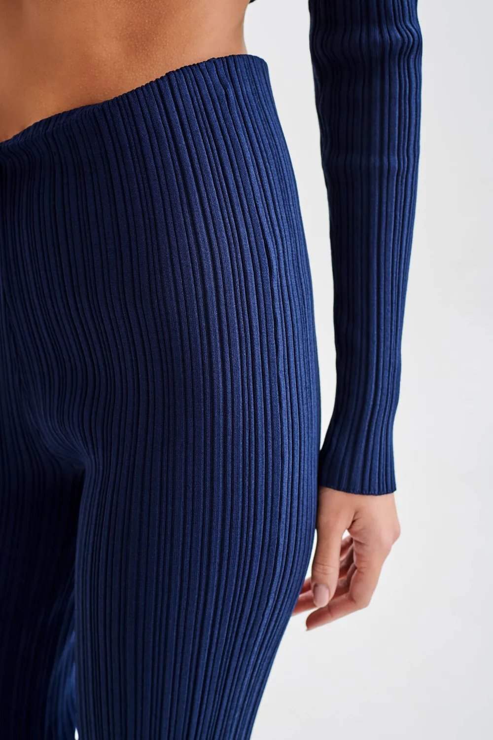 Daily Straight Leg Rib Knit Pant